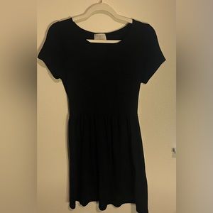 Black Everly anthropology dress